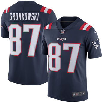 Rob Gronkowski New England Patriots Nike Color Rush Limited Jersey - Navy