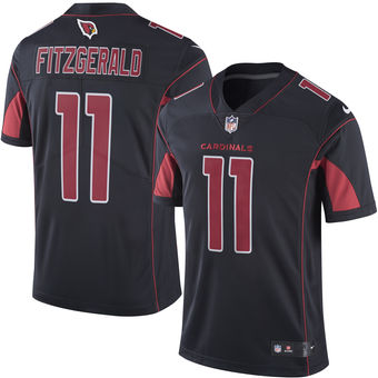 Larry Fitzgerald Arizona Cardinals Nike Color Rush Limited Jersey - Black