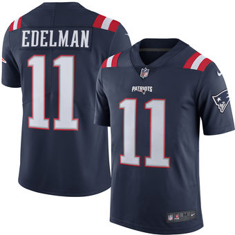 Julian Edelman New England Patriots Nike Color Rush Limited Jersey - Navy
