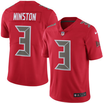 Jameis Winston Tampa Bay Buccaneers Nike Color Rush Limited Jersey - Red