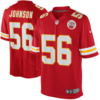 Derrick Johnson Kansas City Chiefs Nike Team Color Limited Jersey - Red