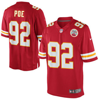 Dontari Poe Kansas City Chiefs Nike Team Color Limited Jersey - Red