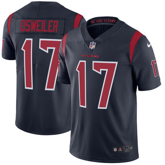 Brock Osweiler Houston Texans Nike Color Rush Limited Jersey - Navy