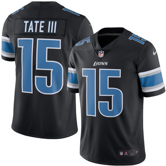 Golden Tate Detroit Lions Nike Color Rush Limited Jersey - Black
