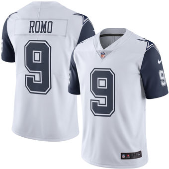 Tony Romo Dallas Cowboys Nike Color Rush Limited Jersey - White