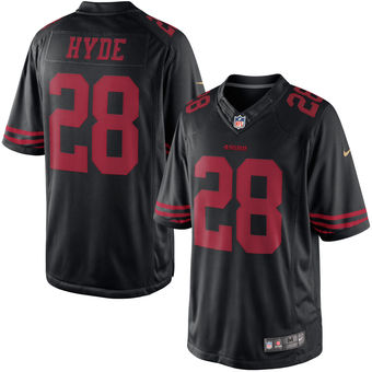 Carlos Hyde San Francisco 49ers Nike Limited Jersey - Black
