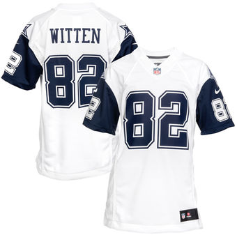 Jason Witten Dallas Cowboys Nike Youth Color Rush Game Jersey - White