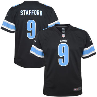 Matthew Stafford Detroit Lions Nike Youth Color Rush Game Jersey - Black
