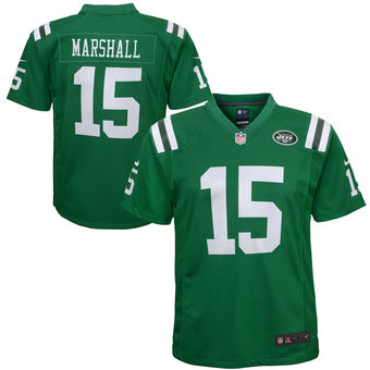 Brandon Marshall New York Jets Nike Youth Color Rush Game Jersey - Green