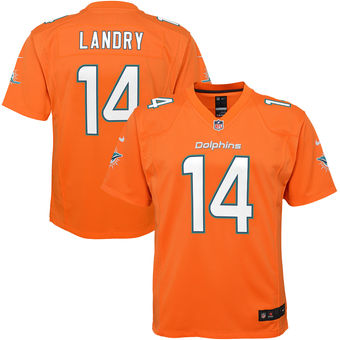 Jarvis Landry Miami Dolphins Nike Youth Color Rush Game Jersey - Orange