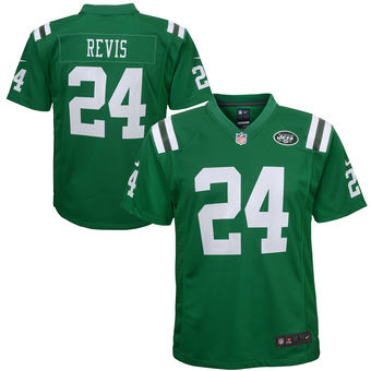 Darrelle Revis New York Jets Nike Youth Game Color Rush Jersey - Green