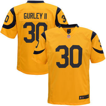Todd Gurley Los Angeles Rams Nike Youth Color Rush Game Jersey - Gold