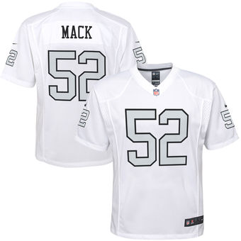 Khalil Mack Oakland Raiders Nike Youth Color Rush Game Jersey - White