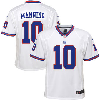 Eli Manning New York Giants Nike Youth Color Rush Game Jersey - White