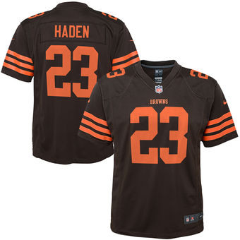 Joe Haden Cleveland Browns Nike Youth Color Rush Game Jersey - Brown