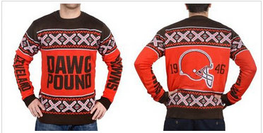 Nike Cleveland Browns Men's Ugly Sweater